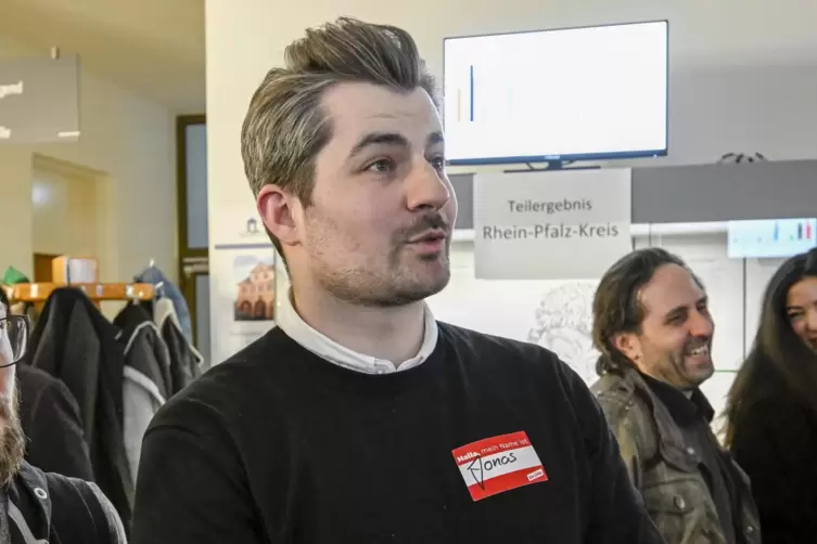 Jonas Leibig sieht die Linkspartei im Aufw&auml;rtstrend.
