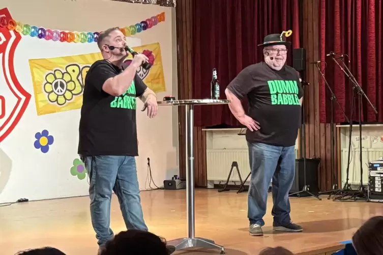 Der eine alt und weise, der andere jung und dynamisch? Vater und Sohn Peter und Pascal Balzer wechselten gekonnt zwischen Duett 