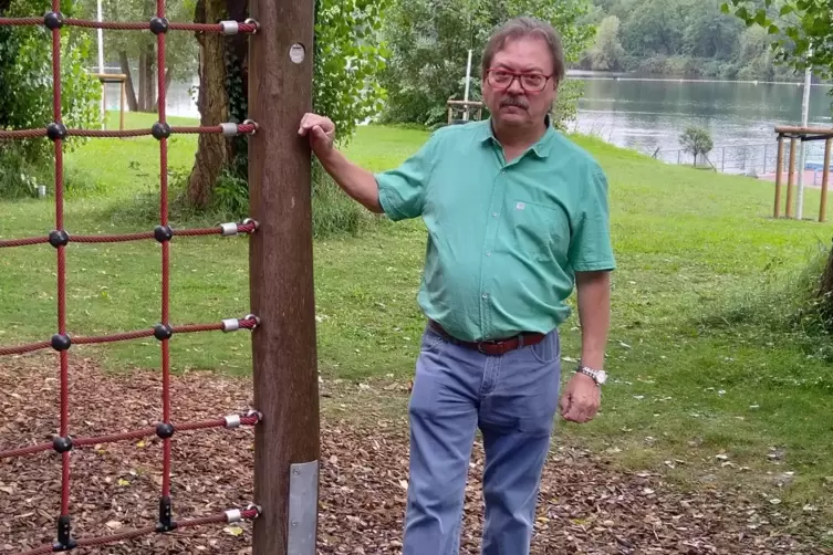 Der Noch-Vorsitzende des F&ouml;rdervereins: Hans-J&uuml;rgen Beringer.