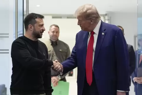 Trump empfängt Selenskyj im Weißen Haus. 