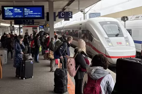 Von Mannheim aus sind ICE-Fahrten im März zu sehr günstigen Preisen möglich. 