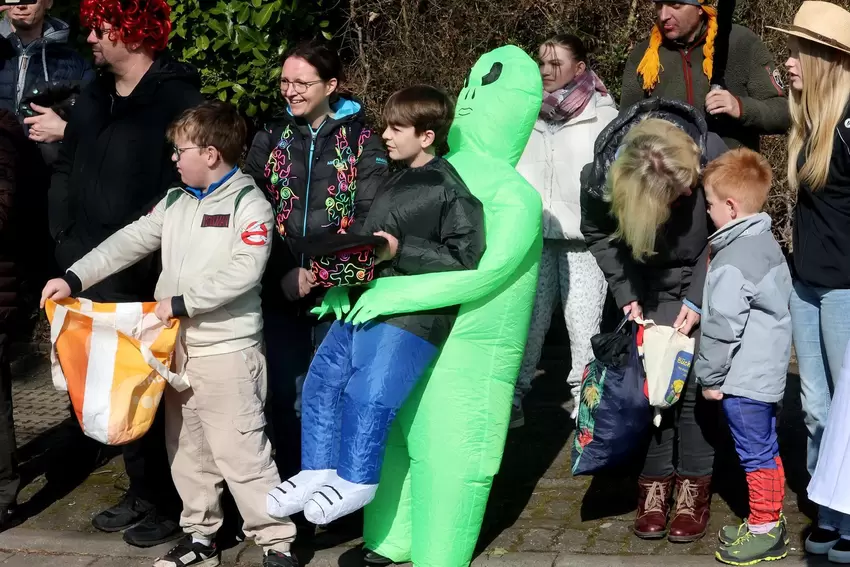 Außerirdische Zuschauer.