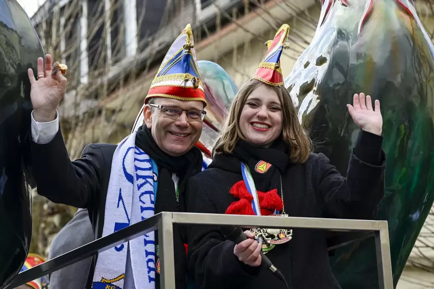 Das Gockelswoog-Prinzenpaar Bernd Knöppel und Emily Matejcek.