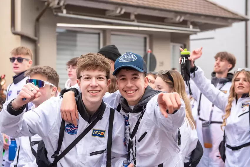 Astronauten vom IG Jugendraum Berg.
