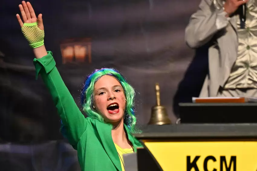 Stimmungsvoller Büttennachwuchs: Alicia Orth.