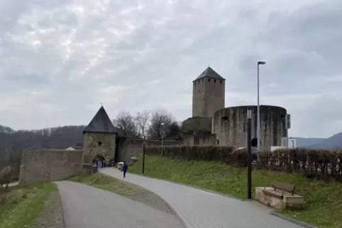 Die Burg Lichtenberg. 