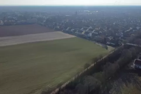 Hier befindet sich das geplante Baugebiet K7.