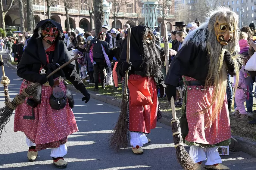 Hexenpower in der Mannheimer Innenstadt.