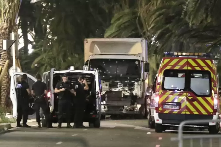 Der Truck, dessen Fahrer in Nizza viele Menschenleben ausl&ouml;schte.