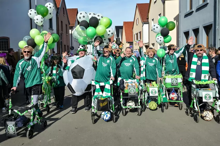 Sportlich: die Walking Hämmel vom ASV.