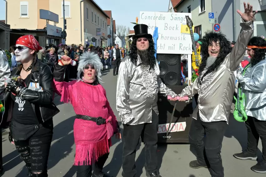 Gehört fest zum Programm: der MGV Concordia, hier die Rocker.