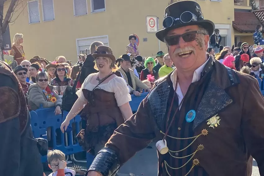 Im Steampunk-Kostüm: Lustavia Lustadt.