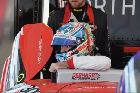 Unermüdlich: Rennfahrer Valentino Catalano. 