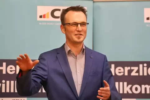 CDU-Kandidat Johannes Huber wird Mitte Oktober Chef der Kreisverwaltung. 