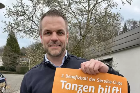 Helge Zurbrüggen, Präsident des Lions Clubs, zeichnte für den zweiten Benefizball der Service-Clubs verantwortlich. 