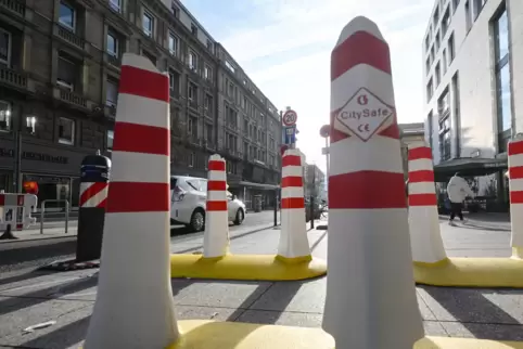 Vielerorts werden heutzutage mobile Poller eingesetzt.