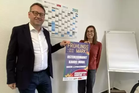 Miriam Schöttinger und Dieter Frey vom Wirtschaftsraum Kandel setzen auf das neue Konzept. 