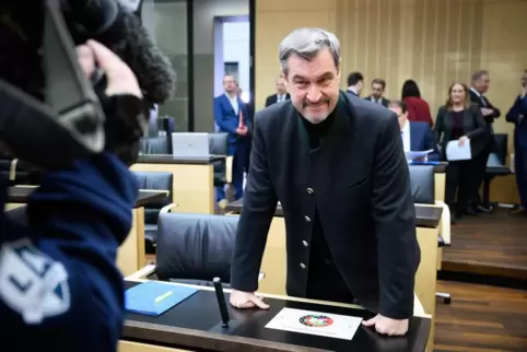 Findet mittlerweile sogar den Klima- und Transformationsfonds richtig gut: Bayerns Ministerpräsident Markus Söder (CSU). 