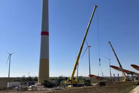 Der Gollenberg, auf dem schon zahlreiche Windräder stehen, erhält ein weiteres.