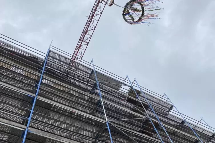 Bauprojekt St. Otto: Richtfest im vergangenen Oktober. 