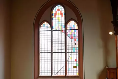 So sieht das neue Kirchenfenster aus.