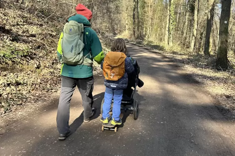 Die B&auml;nkeltour ist mit gel&auml;ndeg&auml;ngigem Kinderwagen machbar. 