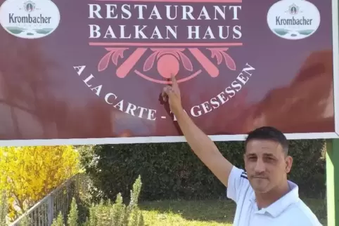 Hat bei der Arbeit in der Gastronomie schon früher gute Erfahrungen gemacht: Skender Rakipi. 