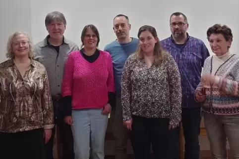 Der Vorstand (von links): Almut Schaab-Hehn, Ralf Klein, Jeanette Klein, Andreas Wagner, Verena Kallien, Maik Blättel und Renate