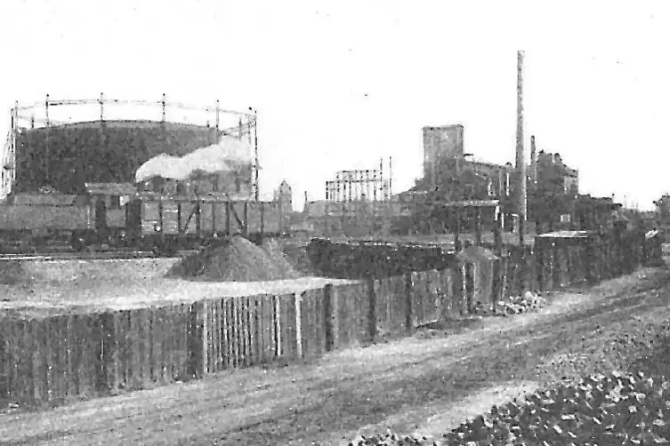 So sah das Neustadter Gaswerk aus.