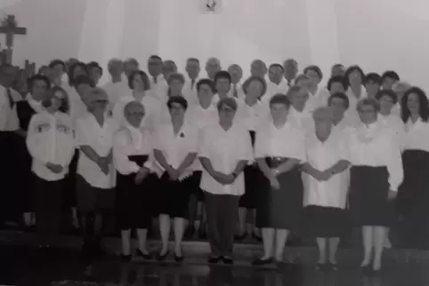 Konnte nicht erhalten werden: der Kirchenchor St. Ägidius in Wörth, hier im Jahr 2000.
