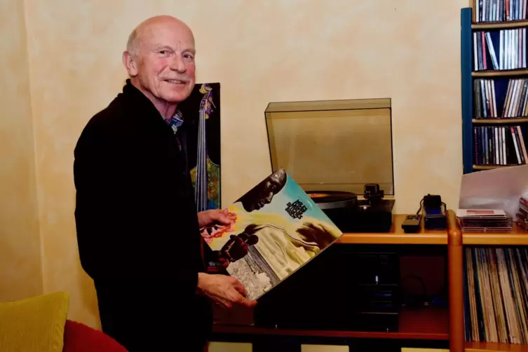 Jazz Fan Ulrich Schwind hat jetzt mehr Zeit zum Musik h&ouml;ren