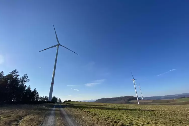 Der Windpark Bedesbach mit insgesamt f&uuml;nf Anlagen wird ebenfalls von der BayWa r.e. Wind GmbH betrieben. 