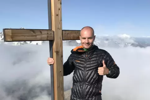 Gipfelstürmer: Simon Freimund. 