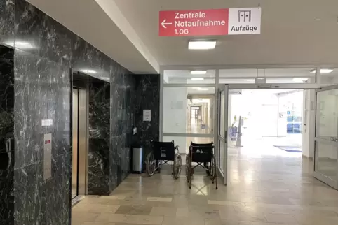 Die Zentrale Notaufnahme in der Kandeler Klinik. 