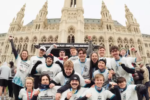 Vor historischer Kulisse: Die Speyerer Marathonis in Wien.