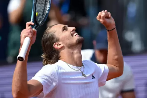 Turniersieg in München: Alexander Zverev jubelt. 