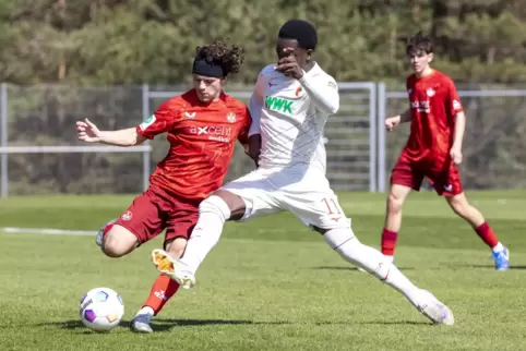 Letzter Auftritt seiner Elf: FCK-U17-Spieler Alban Mehmetaj (links).