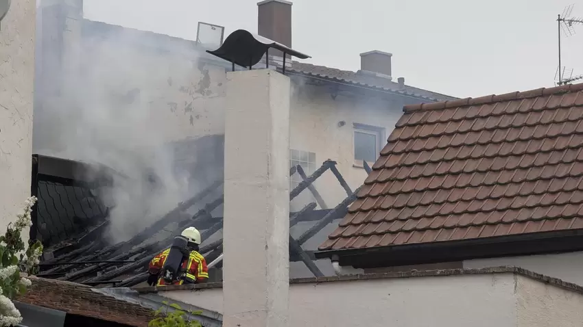 Bei dem Brand in Wachenheim entstand ein Sachschaden von 400.000 Euro laut Polizei.