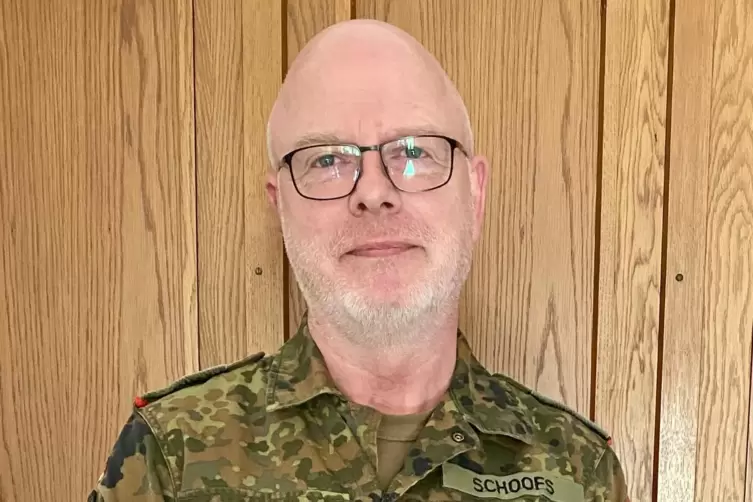 Ist als Vertreter der Bundeswehr im Rhein-Pfalz-Kreis aktiv: Andreas Schoofs.