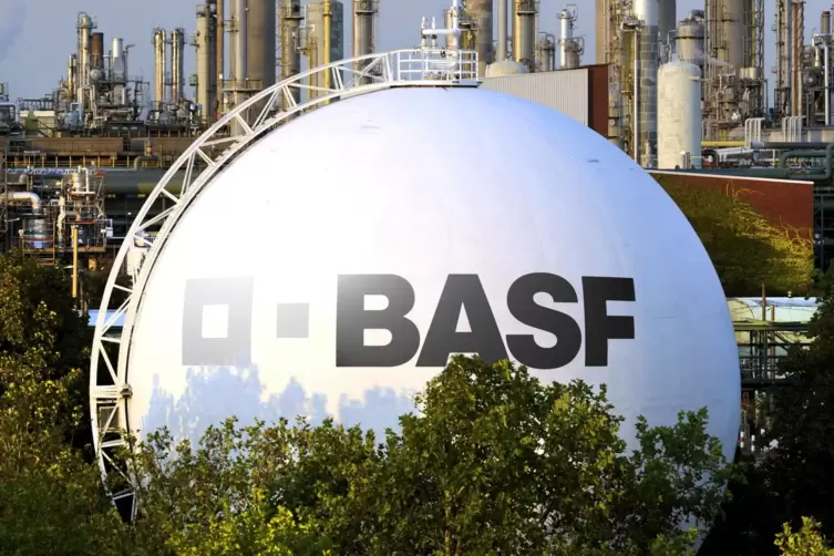 Das Stammwerk der BASF in Ludwigshafen. 