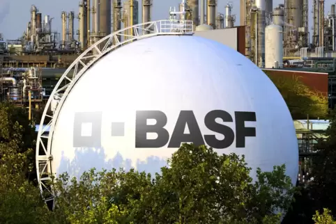 Das Stammwerk der BASF in Ludwigshafen. 