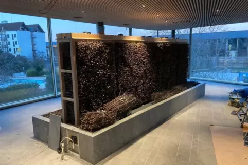 Die kleine Schwester: Mini-Saline in der Therme. 