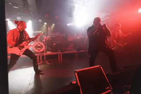 Geballte Metal-Energie: Crematory mit Leadsänger Gerhard „Felix“ Stass.