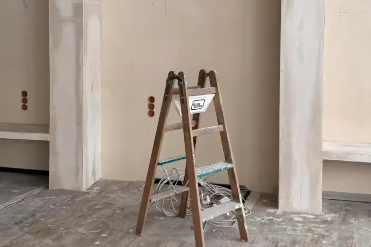 Gilgenstra&szlig;e: In den R&auml;umen wird noch flei&szlig;ig umgebaut.