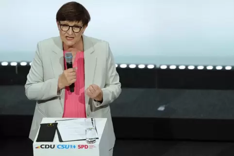 Polarisiert: die Ko-Vorsitzende der SPD, Saskia Esken. 