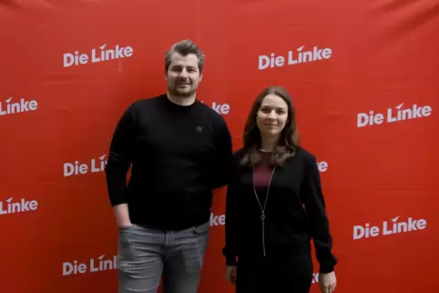 Die Co-Vorsitzenden Jonas Leibig und Judith Huber.