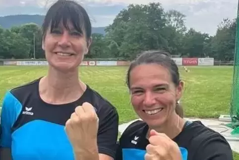 Erfolgreich: Kristina Telge (links) und Anne Reuschenbach. 