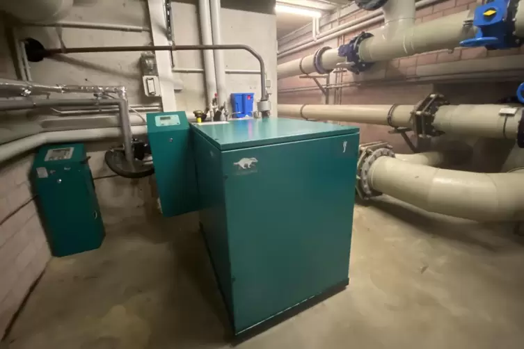 Energieffizienz spielt eine bedeutsame Rolle: Das Foto zeigt eines von zwei Blockheizkraftwerken. 
