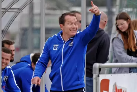 Freinsheims Coach Christian Schäfer. 