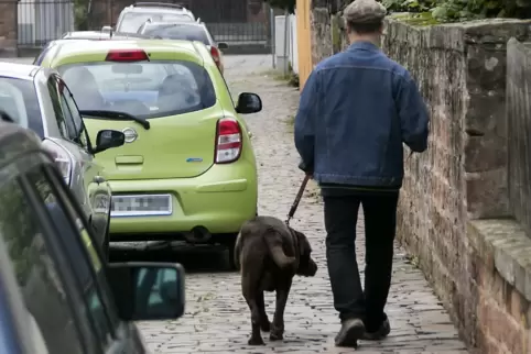 In Deutschland parken Autos oft auf den Gehwegen, und die Ordnungsämter dulden es, obwohl es nicht erlaubt ist. 